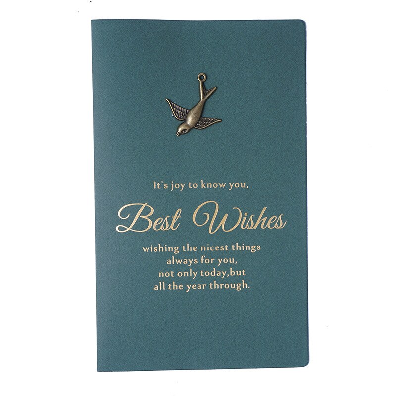 Juego de Sobres de papel con letras, decoración de Metal Vintage, para tarjetas de felicitación, invitaciones, tarjetas, sobres de boda, 105mm x 172mm: Flying Bird