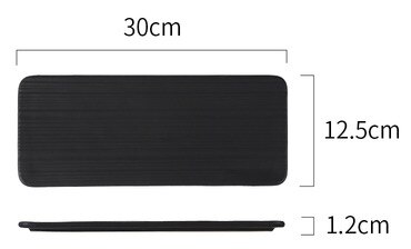 Rectangular Flat Plate Grilled Wings Pot pad Coaster Lunch Box Dishes Bowl Food Container Container Dinner Plates Food Plate: i