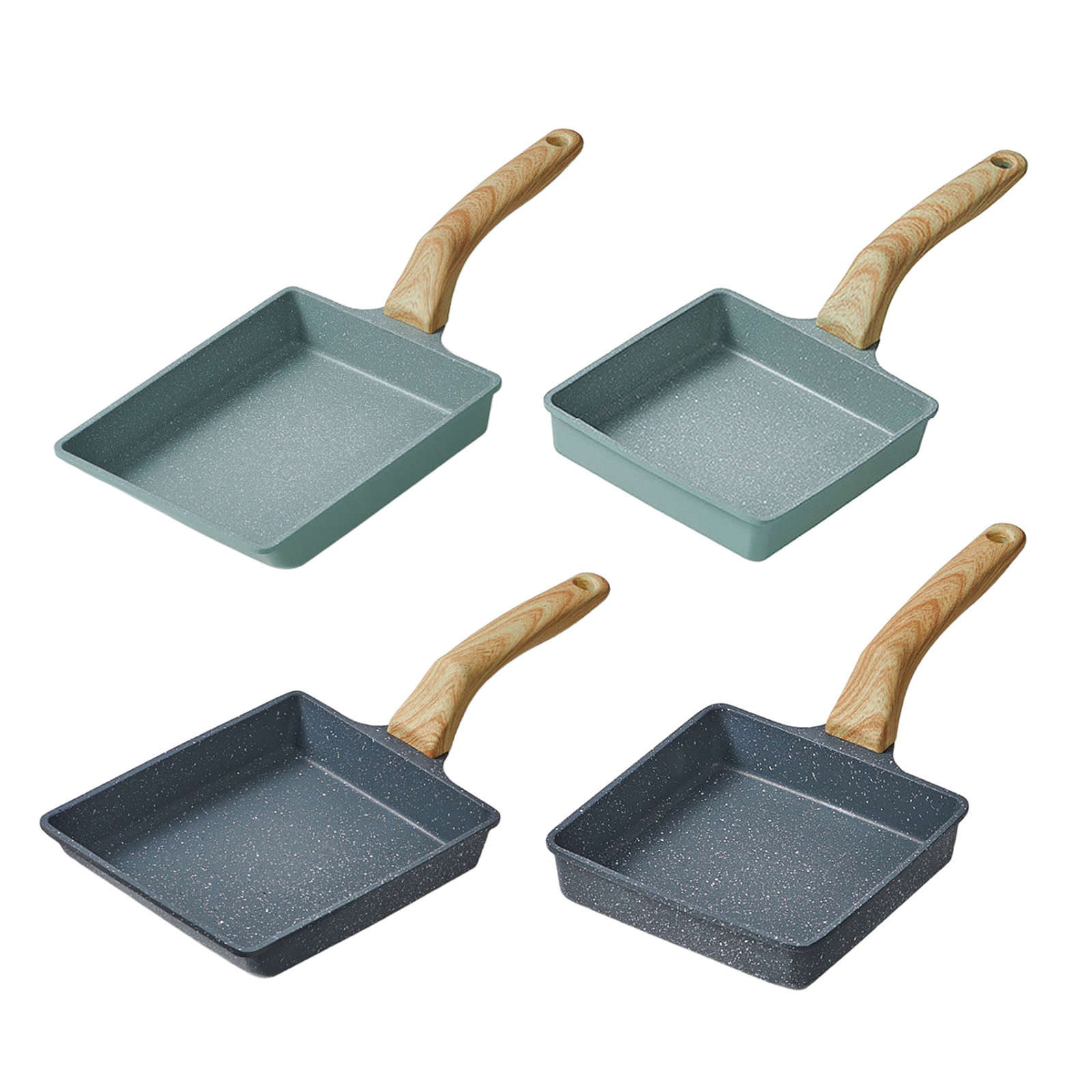 Sartén Tamagoyaki japonés sartén para tortilla no-stick sartén de huevo freír los huevos, Pan para la cocina Tamagoyaki sartén para tortilla