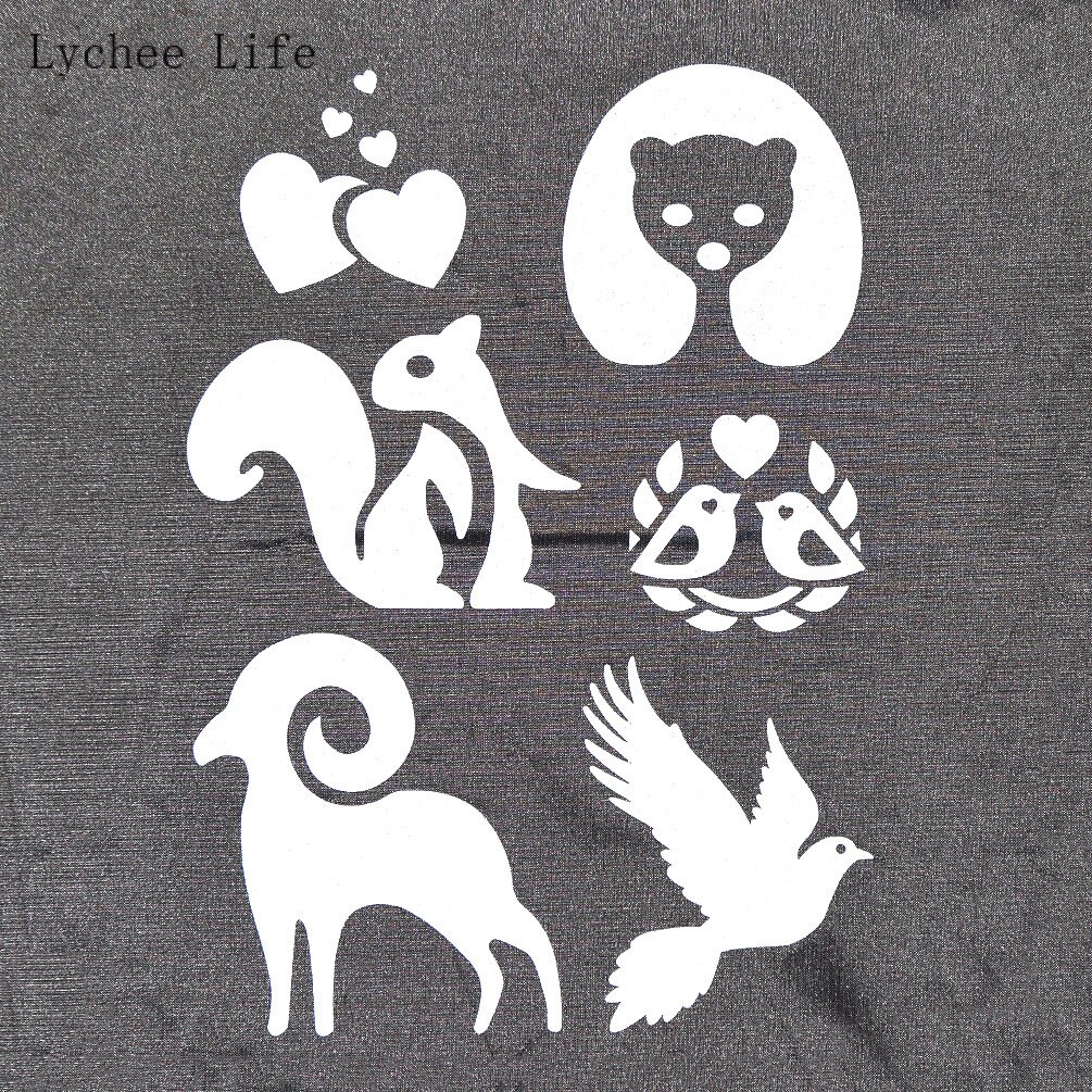 Lychee life  a5 reflekterende klisterbånd vinyl ark jern på stof til beklædning diy sy tilbehør: 6