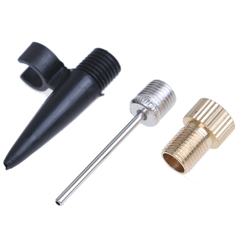 3Pcs/Set Valve Adapter Inflator Kits For Air Frame Pump Needles Adaptor Bikes Tire Sports Ball Air Pump Inflation Needle Adapter