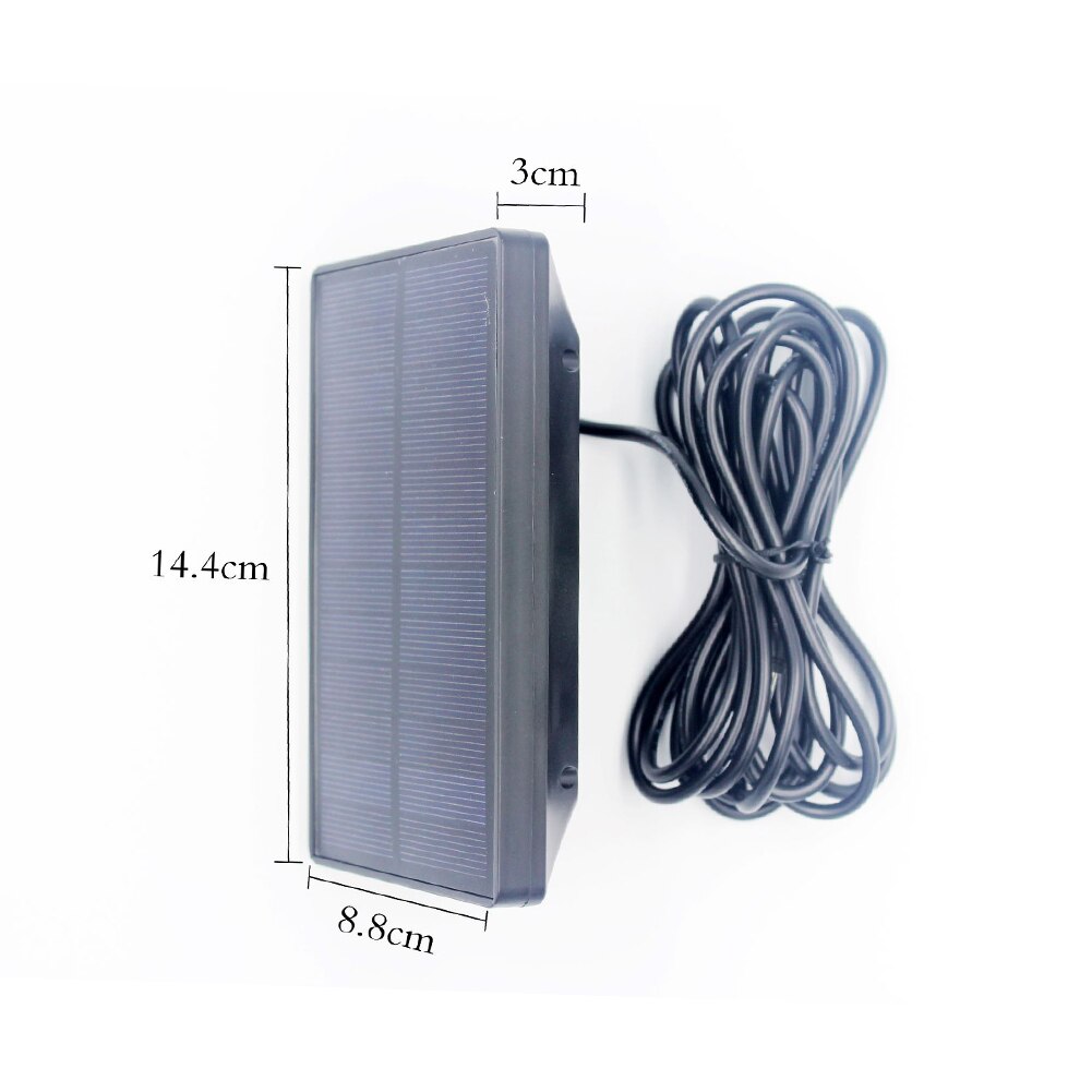 2400mAH 9V Solar Panel Trail Camera Power Supply Charger Battery for Suntek 9V HC700A HC801A HC700M HC550G HC800LTE Series
