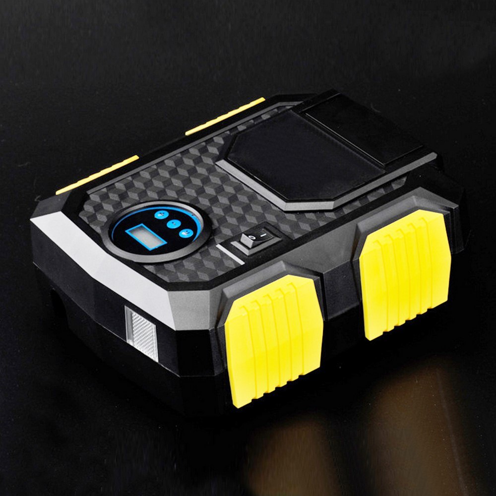 Digital däckpump  dc 12v luftkompressorpump automatisk luftpump 100 psi billuftkompressor för bilmotorcyklar cyklar bilverktyg