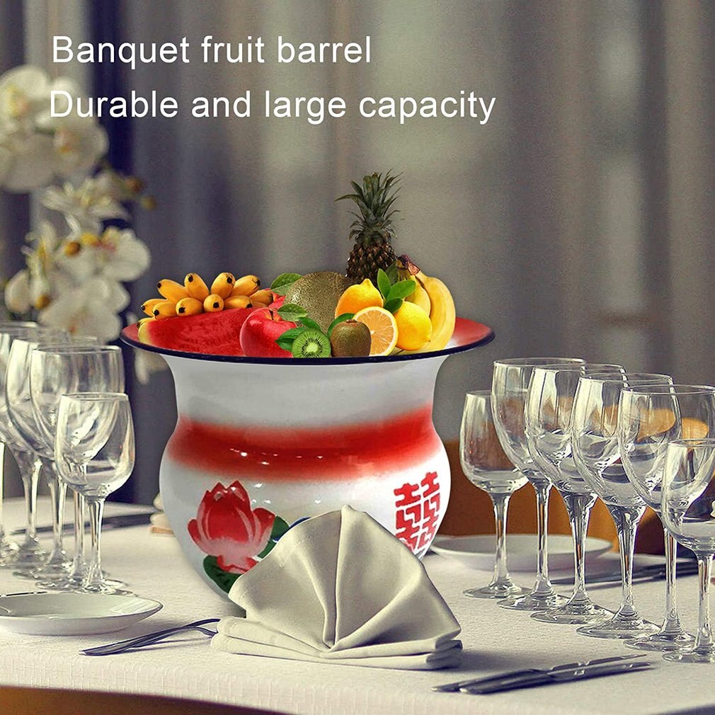 1960s Chinese Traditional Fruit Basket Chinese Vase Antique Kitchen Tool Champagne Ice Bucket Wedding Decorations Fruit storage
