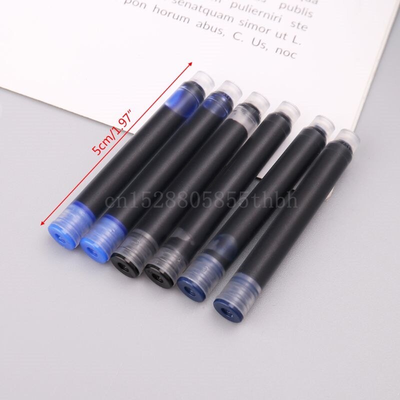 100Pcs Jinhao Universele Blauw Vulpen Inkt Sac Cartridges 2.6Mm Vullingen School Kantoorbenodigdheden