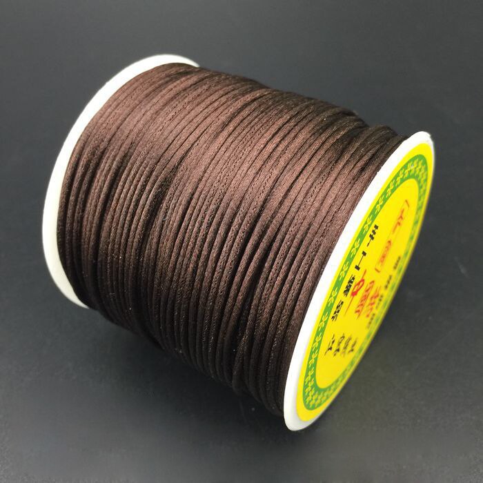 55m 1.5mm mjuk satin råttsvans siden makrame sladd nylon halsband smycken fynd vaxad sladd strängtråd för gör-det-själv armband: 4