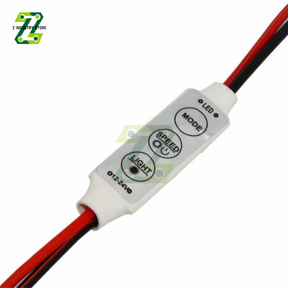 DC 12V 3-Taste Led-leuchten Dimmen Controller Und Auf Off Streifen Dimmer Helligkeit Einstellen Schalter