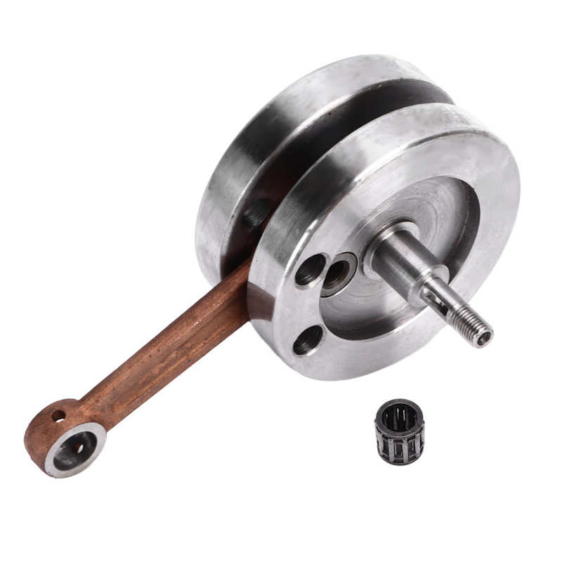 Crankshaft Crank Pin Bearing Set Crankshaft Assembly Steel Alloy for 80cc 2 Stroke Engine Motorized Bicycle Bike