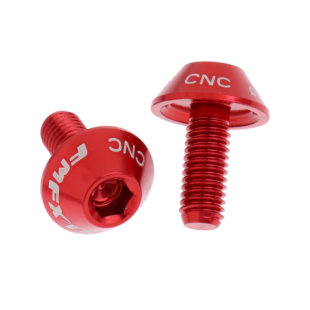 Water Bottle Cage Allen Key Bolt Screws 5 X 12mm 7 Colors Bike Water Bottle Screws Water Bottle Rack Accessorie: Red