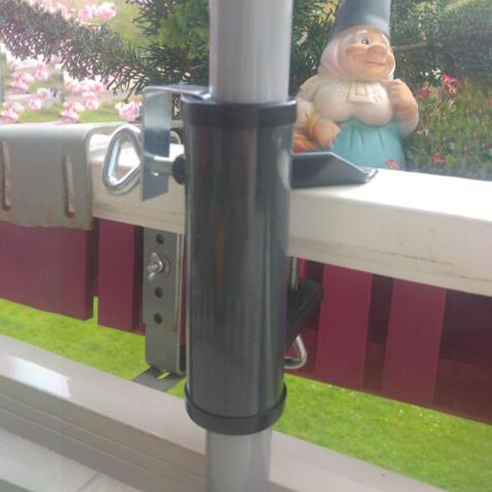 Bærbar stabil parasol beslag holder paraply stativ fast clips til udendørs terrasse have gårdhave balkon strand
