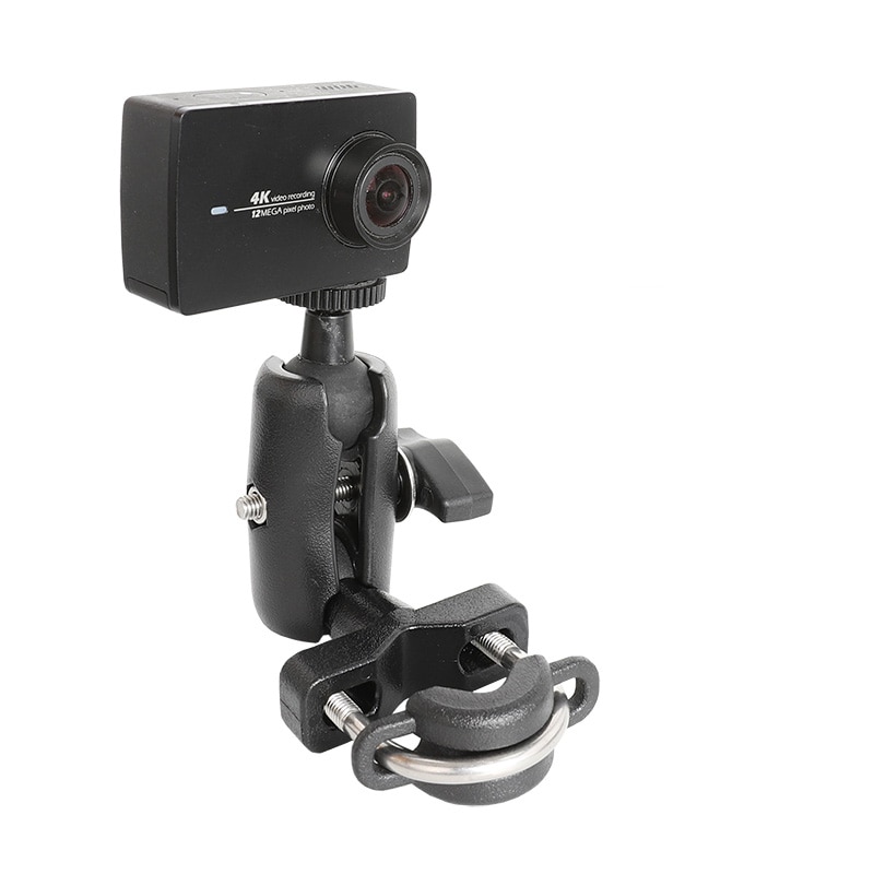 För gopro tillbehör motorcykel fäste fäste backspegel supporter cykel styre ride för gopro hero sjcam xiaomi yi dji