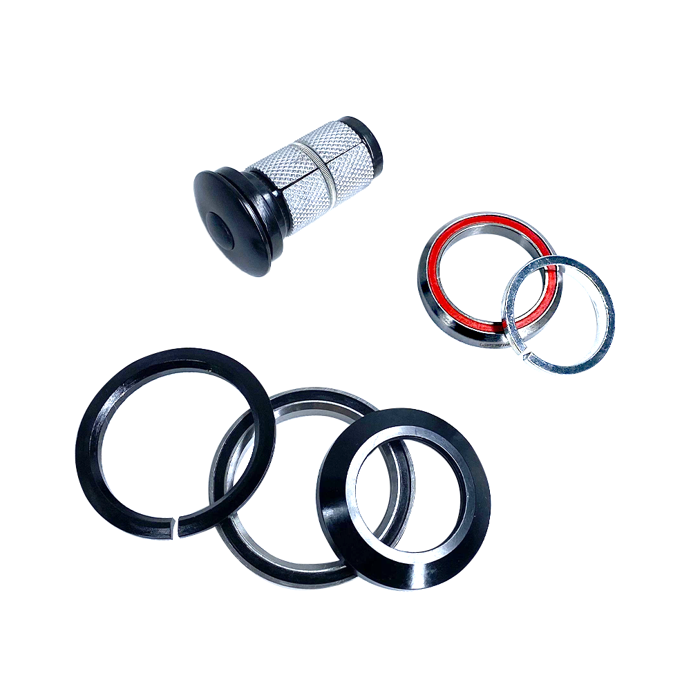 Bicycle Headset 1-1/8"-1-1/2" For Tapered Head Tube MTB Road Bike Frame 41.8/52mm Steering Bearing Headset Bicycle Accessories