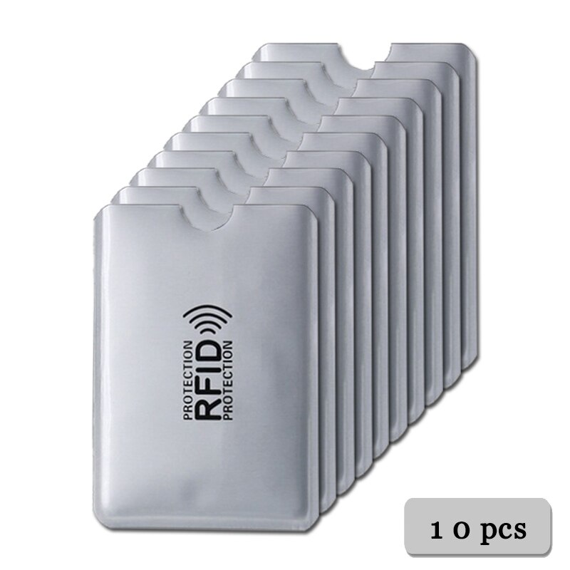 Anti Rfid Kaarthouder Portemonnee Blokkeren Reader Lock Bank Kaarthouder Id Bank Card Case Aluminium Bescherming