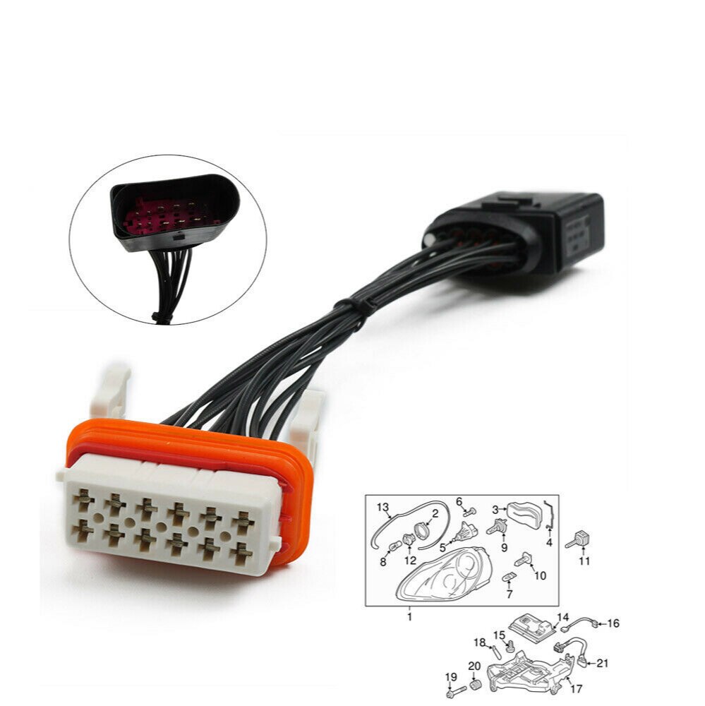 Koplamp Kabelboom Past Voor Porsche Cayenne Xenon 955 631 239 11: Default Title