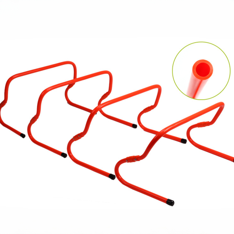 Hindertrening fotballhekk smidighet utendørs justerbar høyde utstyr fotballstall lagøvelse stigestativ