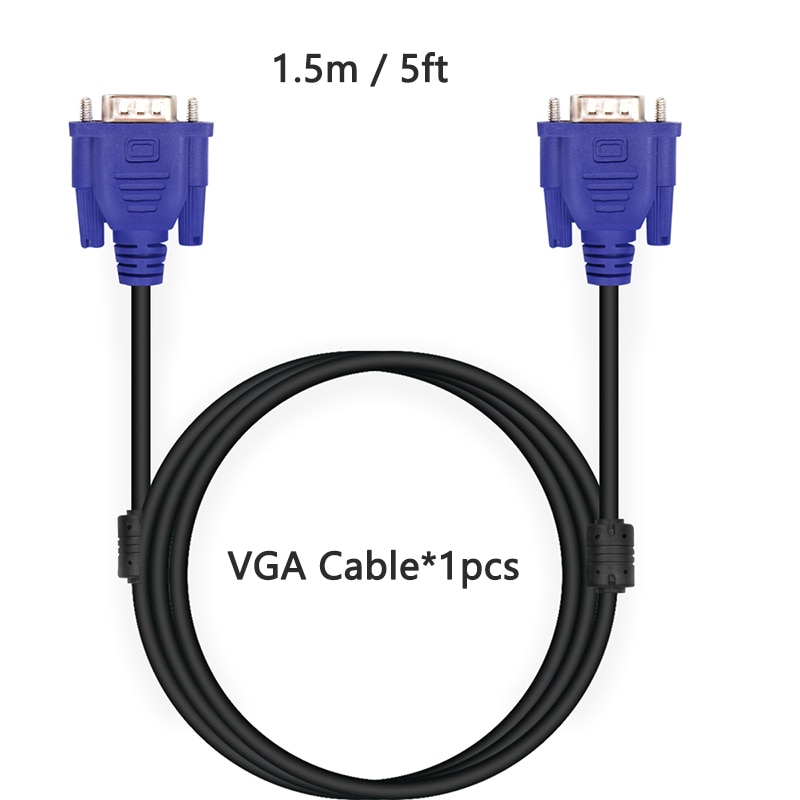 Wiistar BNC naar VGA Video Converter S-video VGA Input naar PC VGA Out Adapter Digitale Switch Box Voor PC MACTV Camera DVD DVR: 1.5m VGA Cable