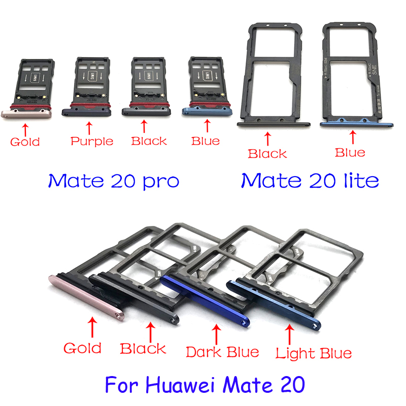 Plateau de carte SIM et plateau de carte Micro SD Huawei Mate 7 (gris)