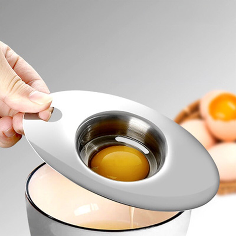Outil de séparation de blanc d'œuf en acier inoxydable, filtre de jaune d'œuf, petits accessoires, accessoires de cuisine, entonnoir de séparation, séparateur d'œufs