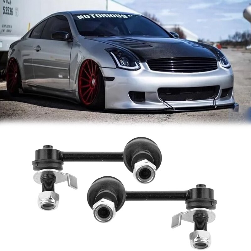 2 Stuks Auto Stabilisator Sway Bar Link Lh Rh Voorste Paar Voor Nissan