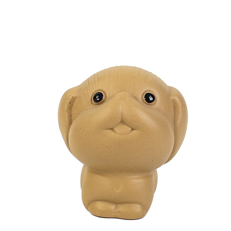 Ceramic tea pets cute puppy decorations Figurines tea ceremony tea play micro landscape matching