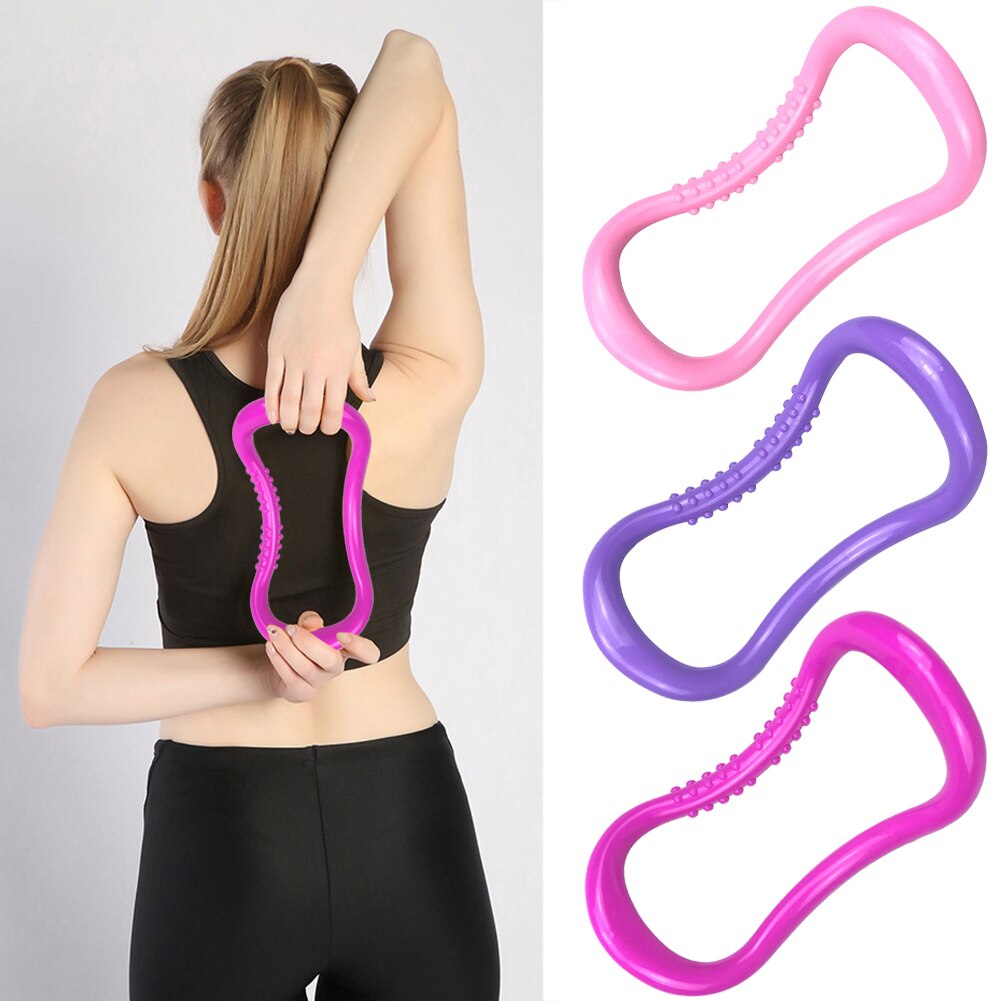 Fitness Exercise Yoga Circle Pilates Workout Training Stretch Trainer Ring Fitness Circle Training Resistance Support Tool Calf