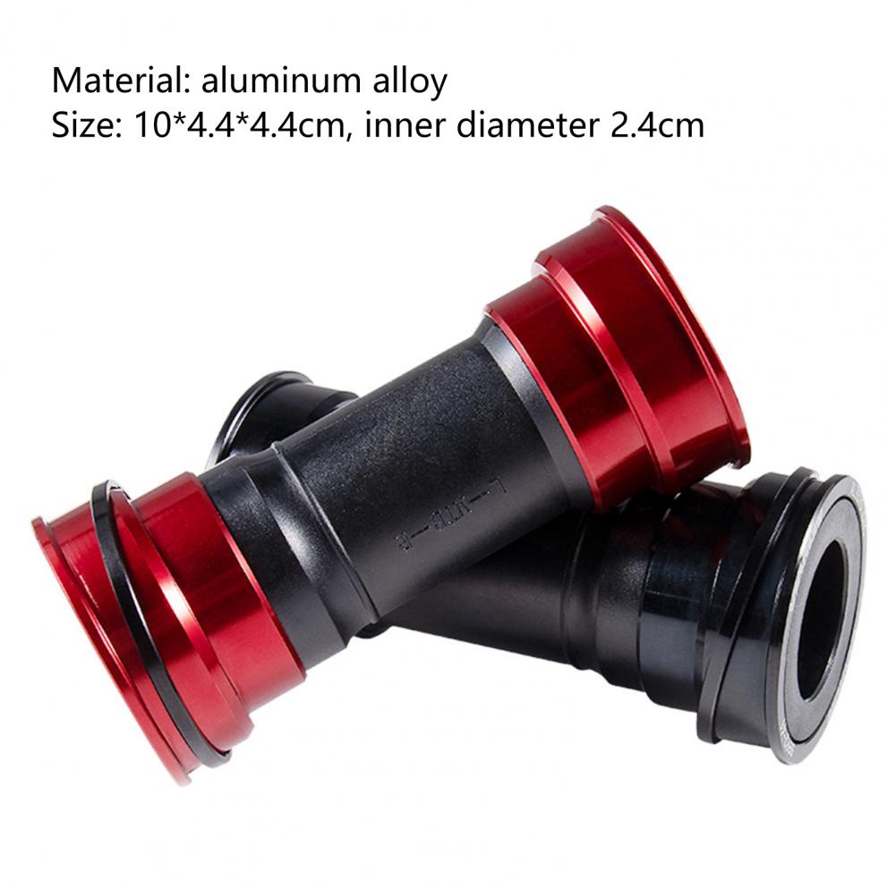 BB92 Press-Fit Bottom Bracket Low Friction 86-92mm Aluminum Alloy Integrated Bicycle Bottom Bracket for Mountain Road Bikes Brac