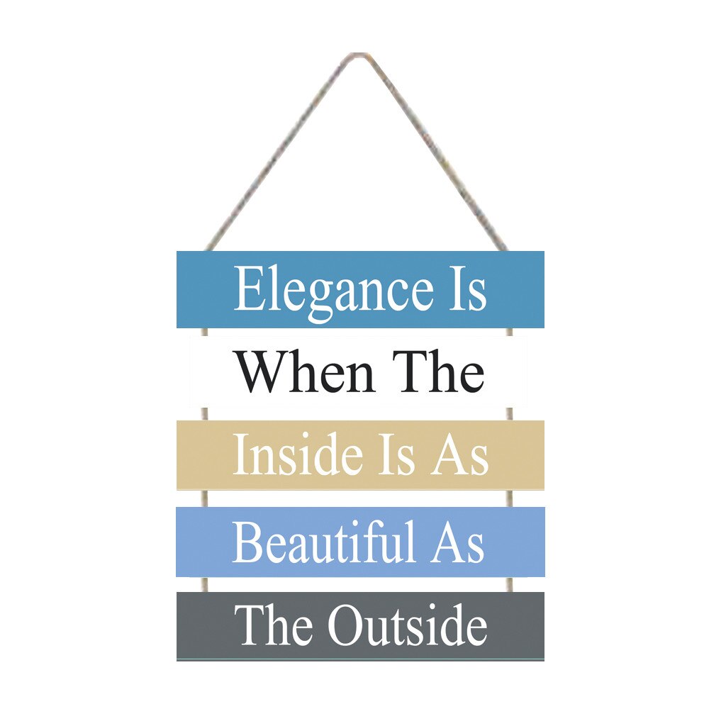 Garden Wooden Door Sign Plaque Sign Wall Hanging Sign Wooden Hanging Hanging Letter Print Home Decoration Doorplate Statues: H