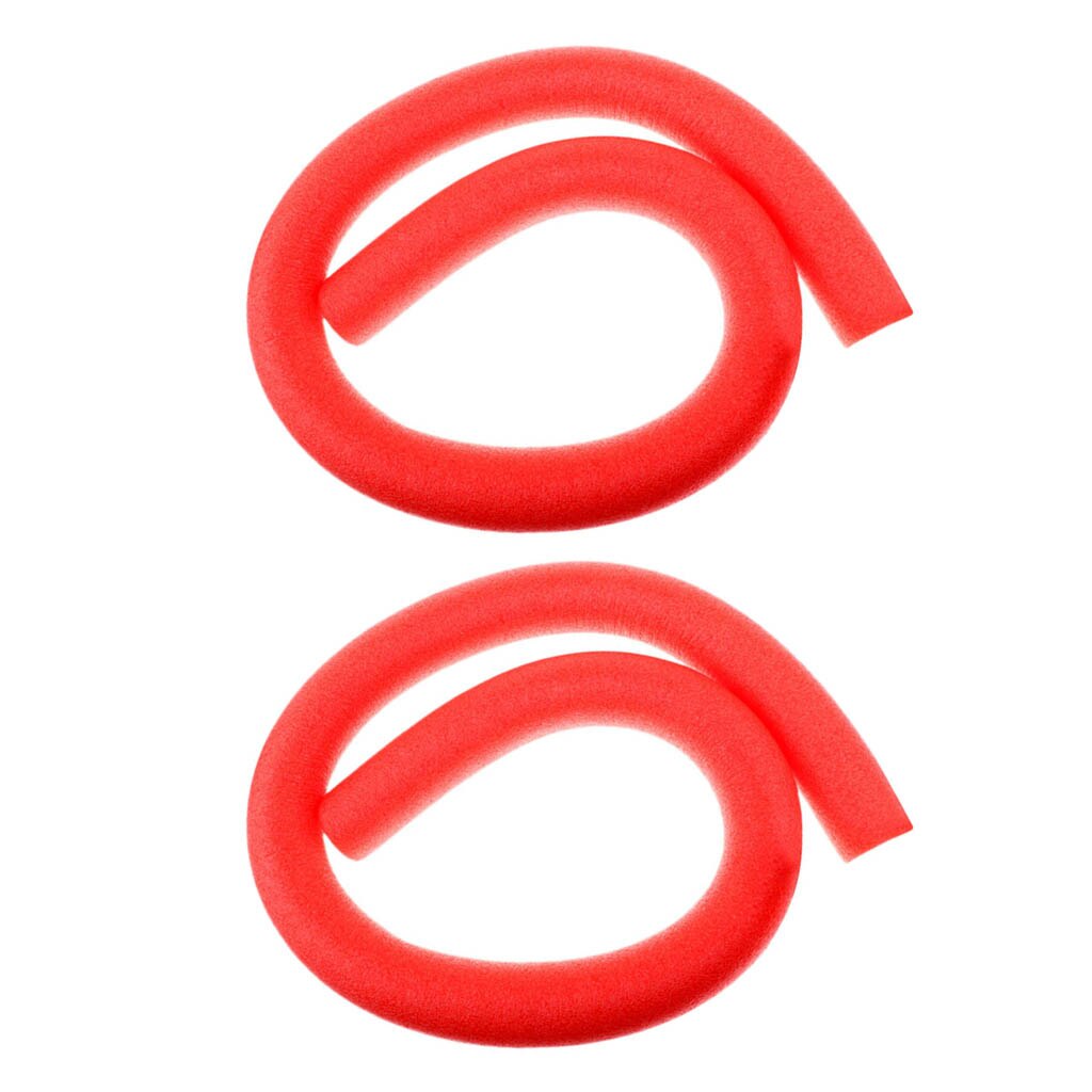 Juego de 2 fideo flotantes tipo fideo para piscina, fideos salvajes, espuma de fideos, núcleo hueco y sólido: Red