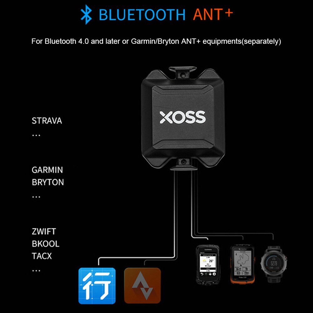 Cycling Computer Speedometer Speed and Cadence Dual Sensor ANT+ Bluetooth Road Bike MTB Sensor for GARMIN iGPSPORT bryton