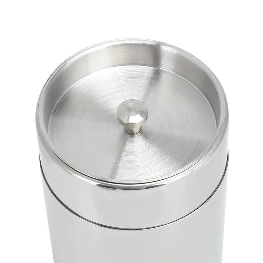 Tea Container Portable 304 Stainless Steel Sealed Tea Leaf Storage Jar