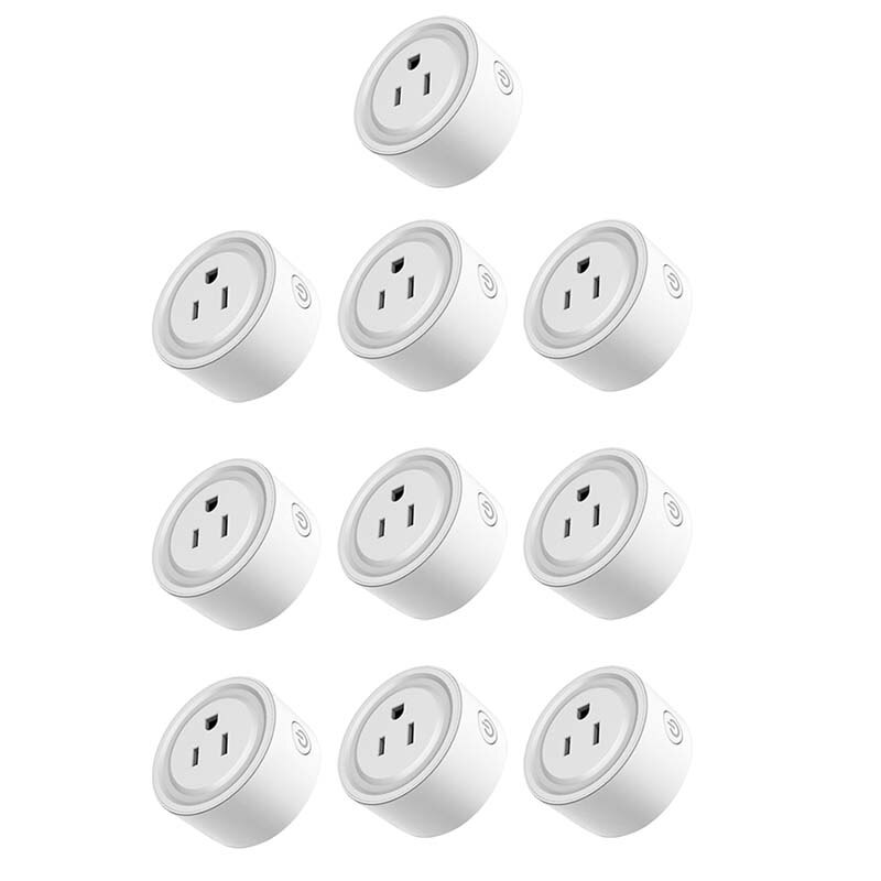 Wireless Remote Voice Control WiFi Smart Plug US Adapter Power Energy Monitor Outlet Timer Socket For Alexa Google Home Hao Deng
