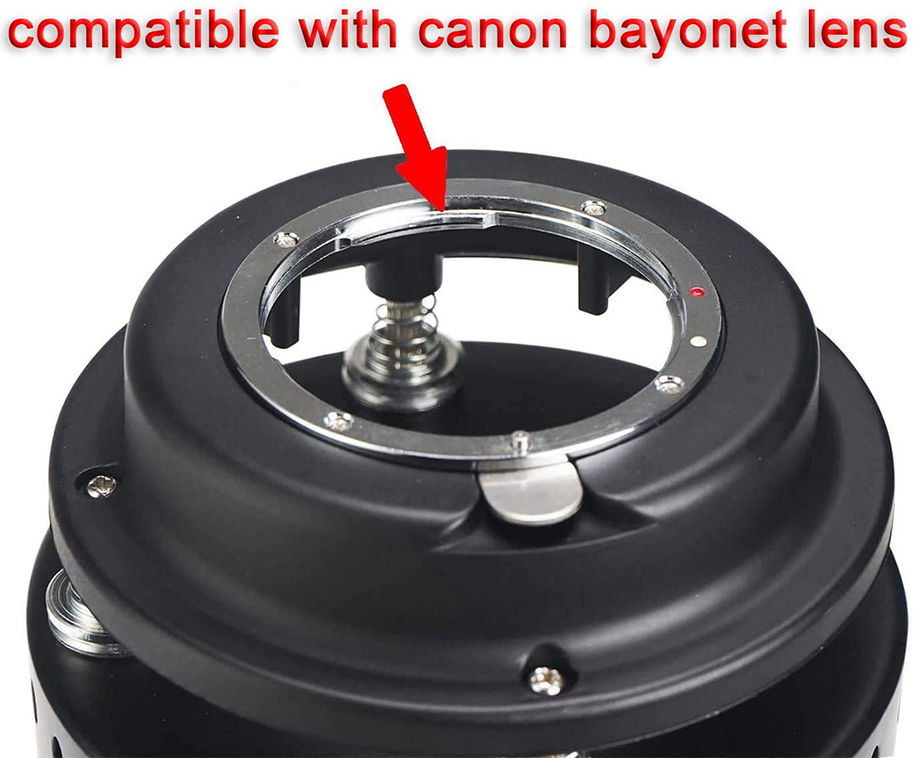 Conical Snoot Studio Lighting Accessory for LED Light Flash Strobe Light with Bowens Mount Photographic Equipment Accessories