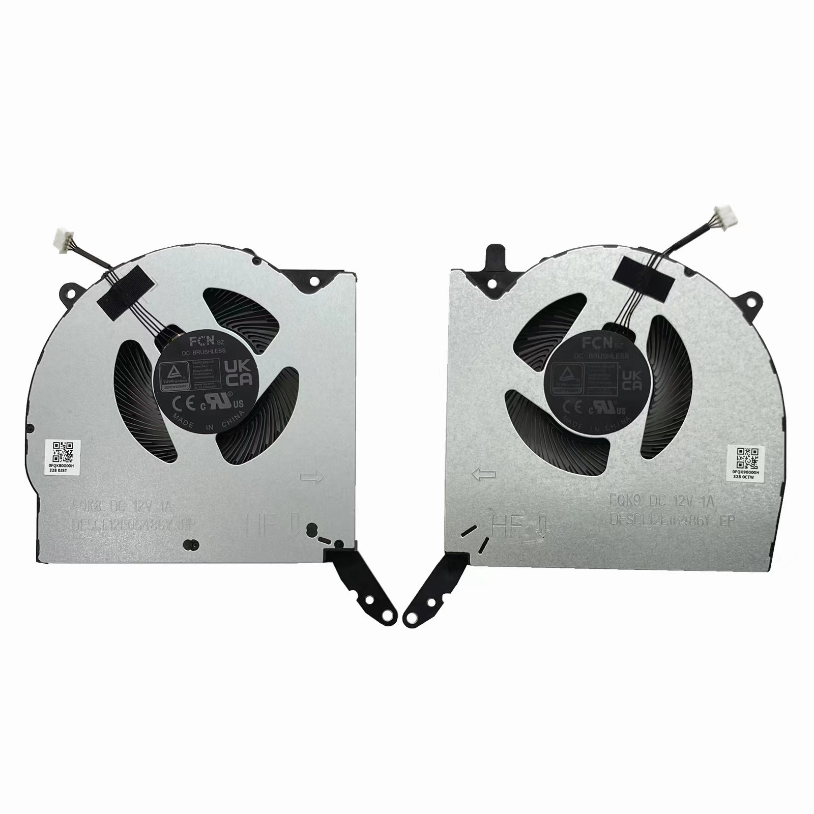 laptop cooling fan for lenovo Legion Pro 5 16IRX8 82WK PRO 5 16ARX8 Legion R9000P Y9000P Series FQK8 FQK9 DC12V 1A