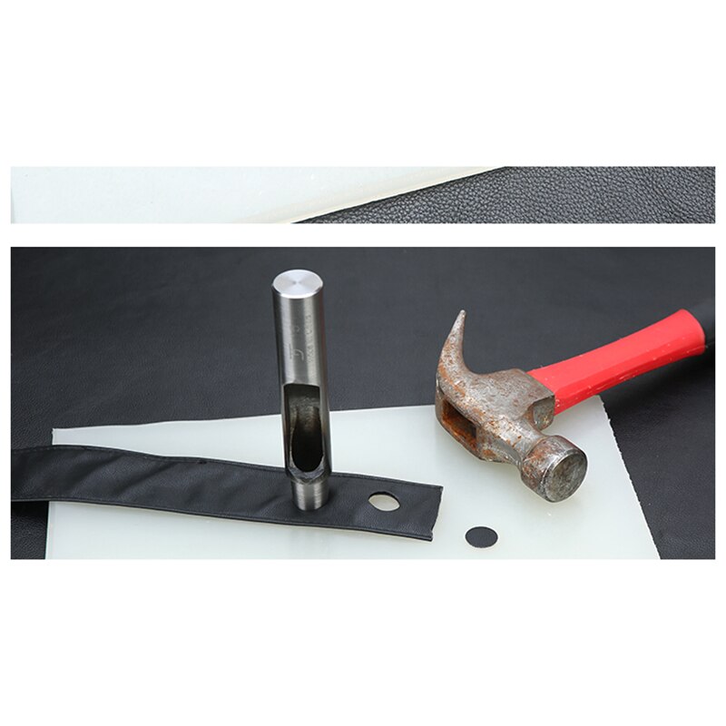 Planche à poinçonner en PVC, feuille de plastique blanche épaisse, tapis de maillet, outils d'artisanat en cuir, grande, moyenne et petite taille, 1 pièce