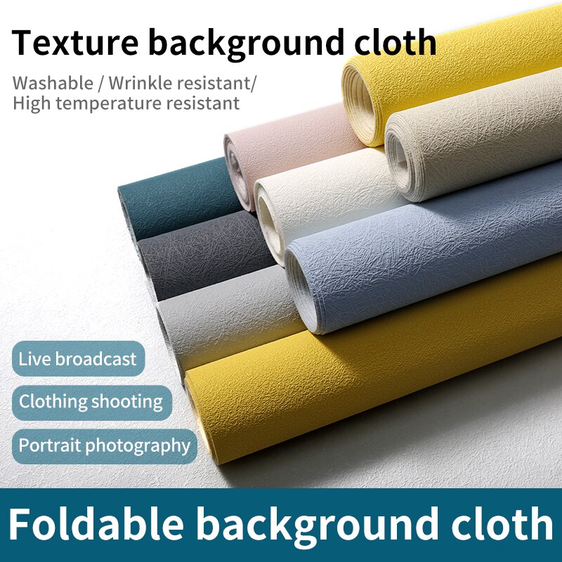 Texture Background Cloth Backdrops Photo Studio Shooting Props Photography Diatom Mud Advanced for Tiktok Live 50*70/56*100cm