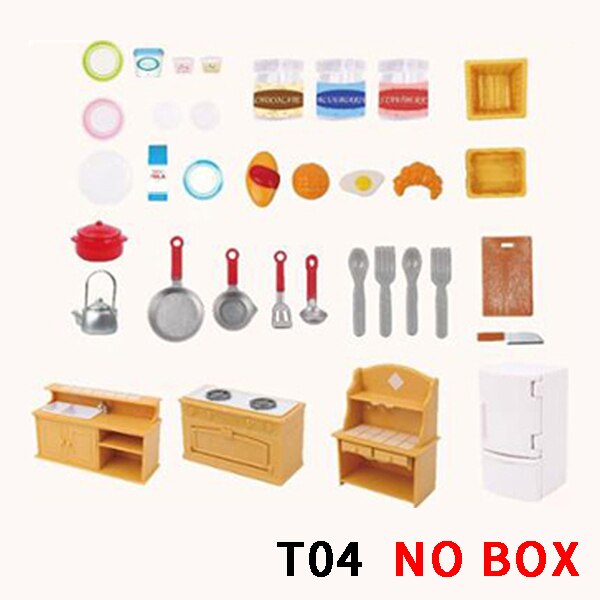 1:12 Dollhouse Miniature Furniture Toys Set DIY Forest Family Kids Girls Pretend Play Furniture Toys for Christmas Birthday: T04