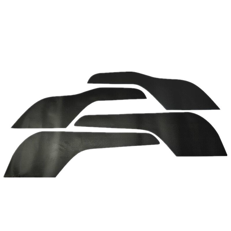 4 stks/set Auto Styling Kick Bescherming Carbon Fiber Vinyl Stickers voor Ford Mondeo Accessoires