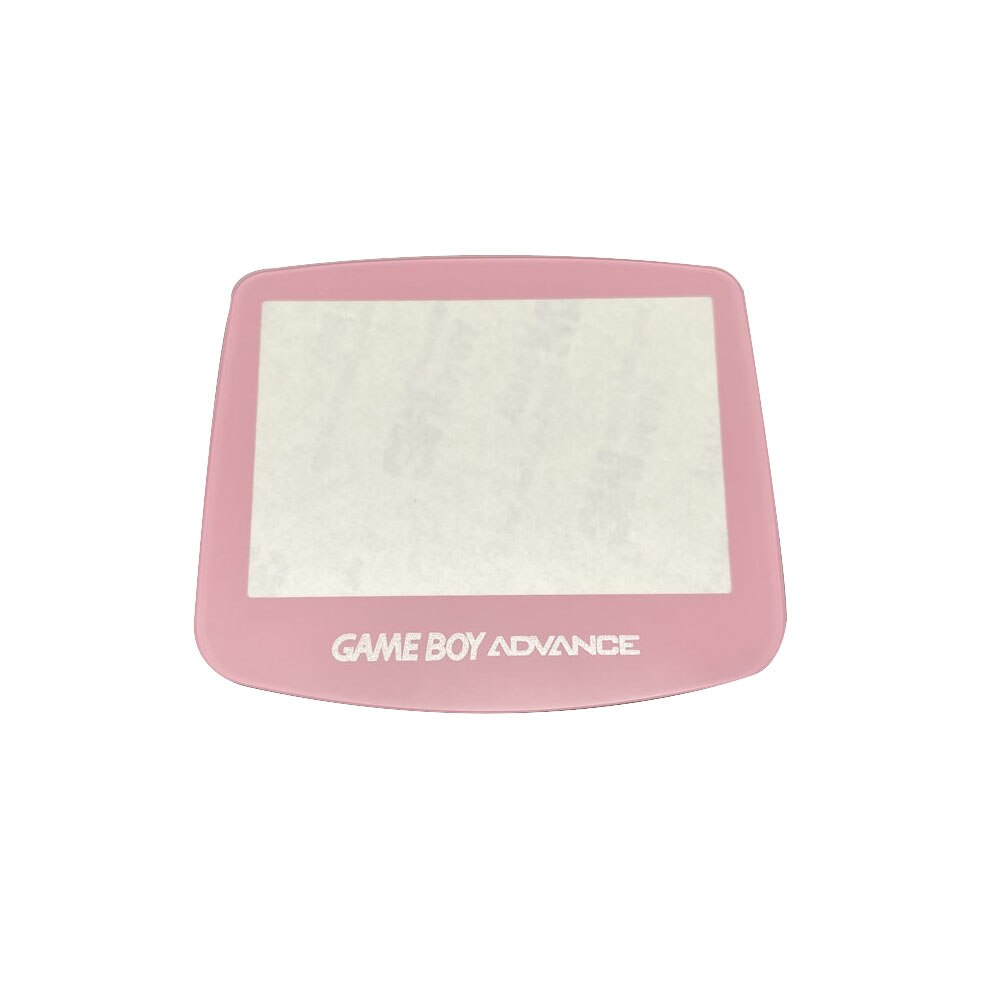 Original Größe Glas objektiv spiegel abdeckung für GAMEBOY ADVANCE GBA Bildschirm Objektiv Protector Abdeckung SFC IQUE/Schwarz Objektiv/klar 16 Farben: Pink Lens