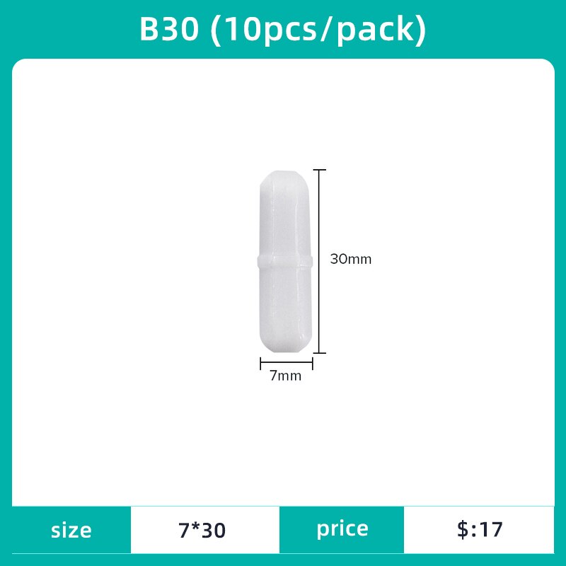 JOANLAB Magnetic Stirrer Bar Size 15mm 20mm 25mm 28mm 30mm 35mm 40mm PTFE Magnetic Stirrer Mixer Stir Bars 10 pcs Lab Supplies: 30mm 10 pcs