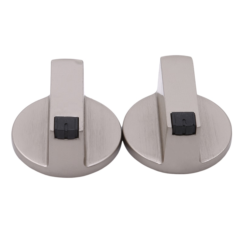 2 Stuks Universele Metalen Draaischakelaar Controle Knoppen 6Mm/8Mm Vervanging Accessoire Voor Huishoudelijke Keuken Fornuis Gas kachel Oven