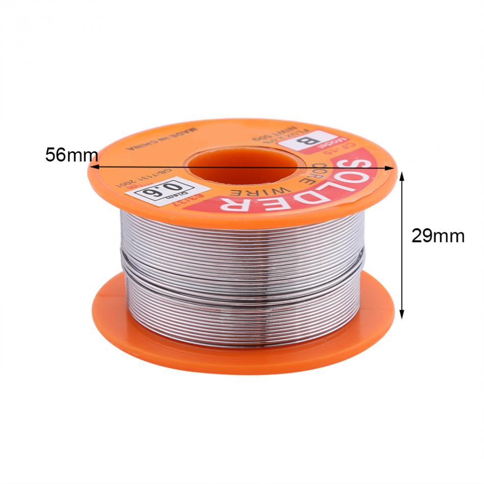 Walfront Solderen Draad 63/37 Hars Kern Soldeer Flux 2% Tin Soldeerbout Lassen Wire Reel 0.6/0.8/1.0Mm 50Gsolder Draad