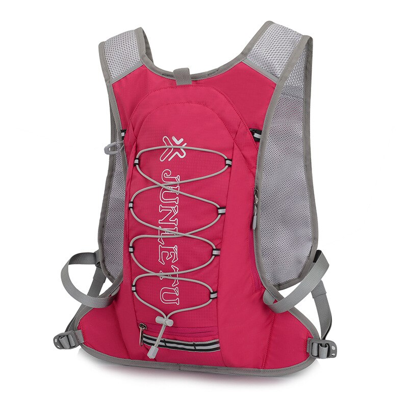 Fiets Bag Outdoor Sport Waterdichte Fietsen Rugzak Ademend Fiets Water Bag Klimmen Fietsen Hydratatie Junletu Rugzak: Rose red