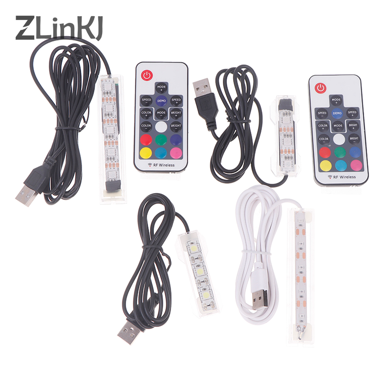Visaccessoire Micro Aquariumlicht USB-aangedreven afstandsbediening Kleurrijke vis LED-lamp voor landschap USB-aquariumlicht