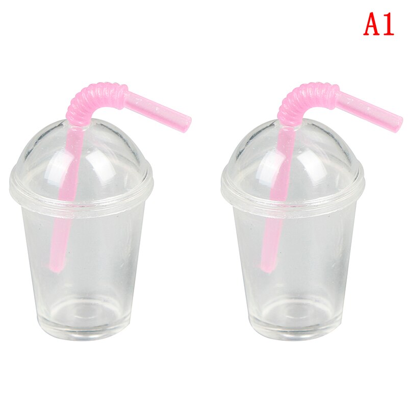Neue DIY Puppenhaus Miniatur EIN Eimer Popcorn Spielzeug Mini Tasse mit Kuppel Deckel Popcorn Eis Schmuck Zubehör DIY Reize Tasse: Typ 6(A1)