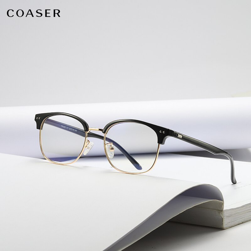 Computer briller anti blue ray briller anti blue light briller optiske kvinder øjenbeskyttelse brille ingen grad flade briller