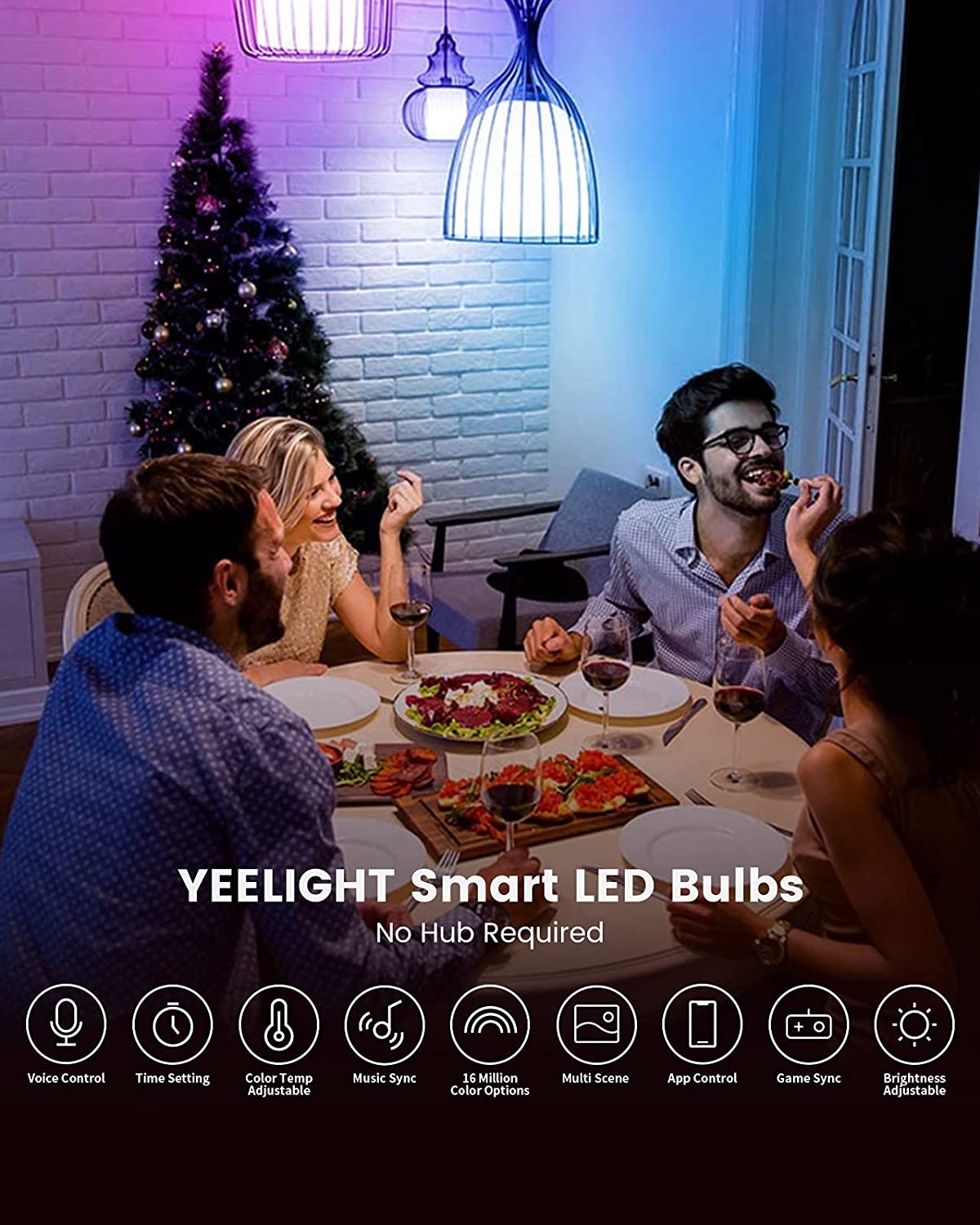 Yeelight GU10 Lamp Dimbaar/Kleurrijke Smart Led Lamp 350 Lumen Werken Met Google Assistent Alexa