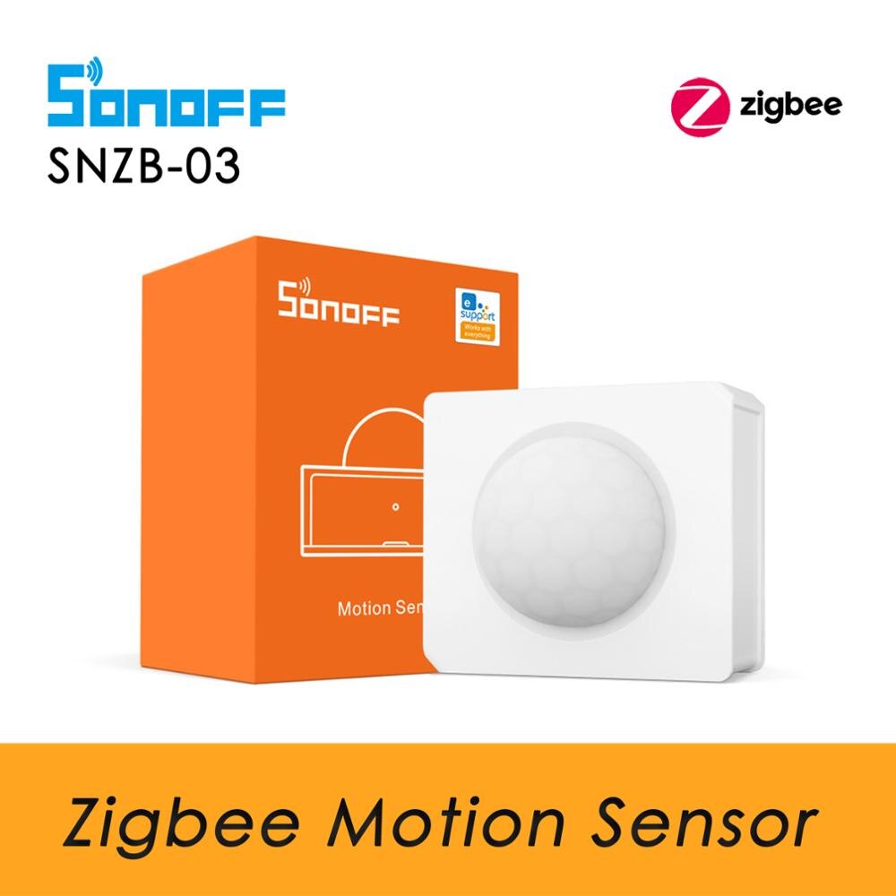 Sonoff Snzb 03 Zigbee Bewegingssensor Menselijk Lichaam Sensor, Zigbee Pir Sensor, Werken Met Sonoff Zigbee Brug, smart Home Security