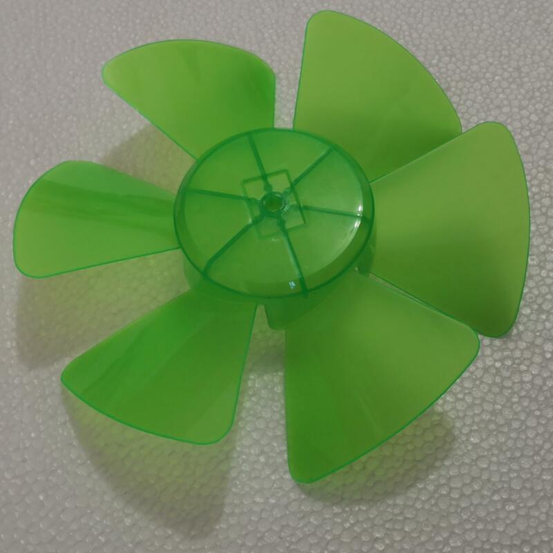 Aspa de ventilador de plástico de Color naranja para mesa de 10 pulgadas, piezas de ventilador de 8mm, agujero central de 23cm de diámetro