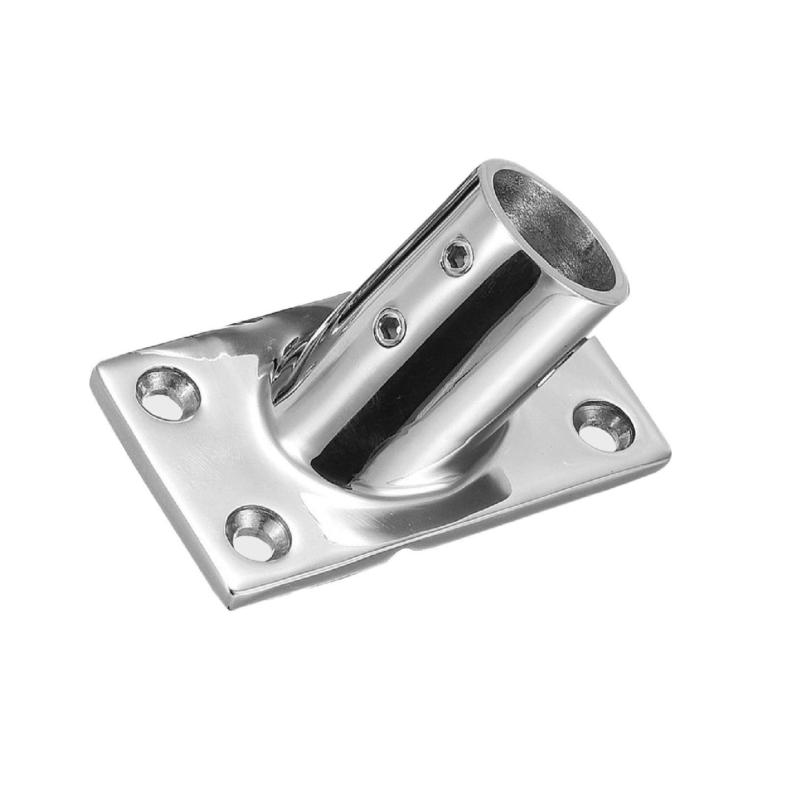 Marine Hardware Boat Rectangular Base Marine Boat Handrail Fitting Hardware Stainless Steel Boat Accesssory: 25mm 60