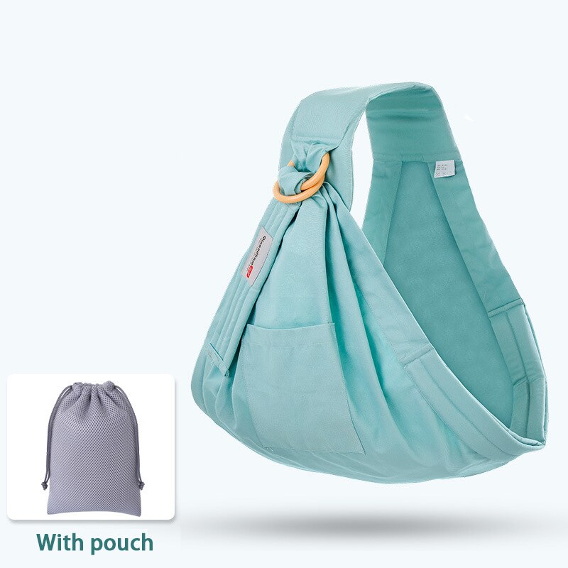 Baby Wrap Ring Sling Baby Carrier Backpack Nursing Cover for Infants Toddlers Soft Natural Wrap Breathable Cotton Kangaroo Bag: 6